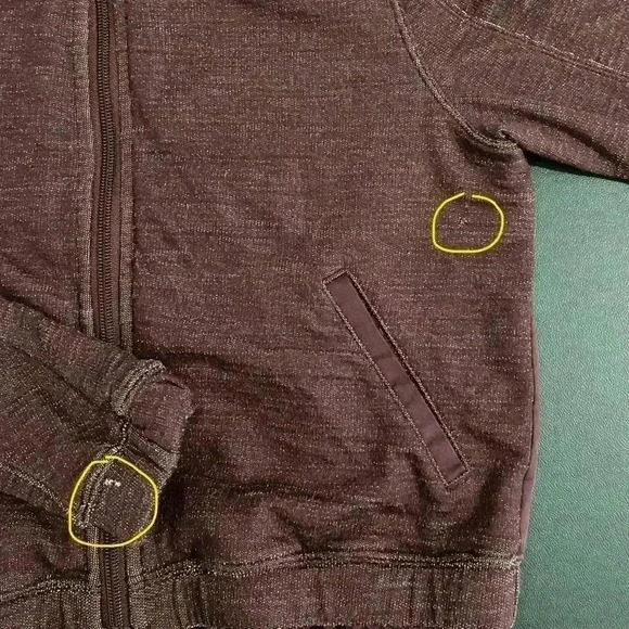 Lululemon Sattva Y2K Cropped Wool Jacket Full Zip Athletic Retro - Picture 15 of 17